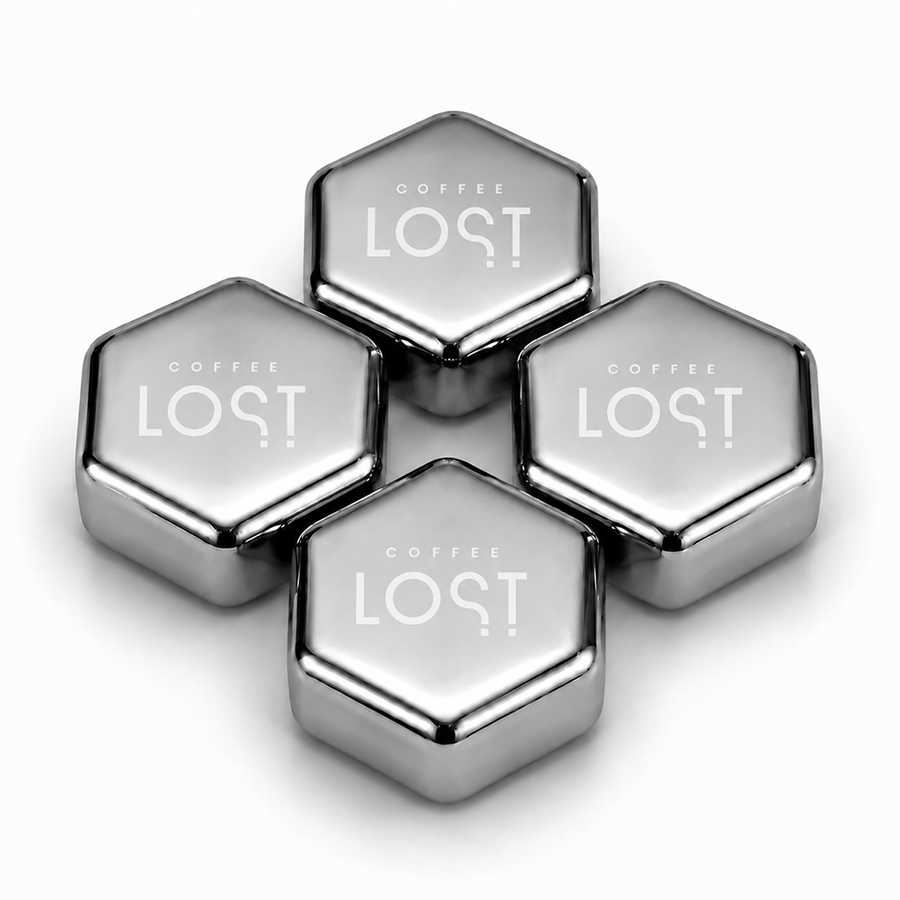 Hexagon Stainless Steel Ice Cubes - Custom Cups Now