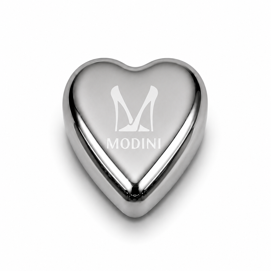 Heart-Shaped Stainless Steel Ice Cubes - Custom Cups Now