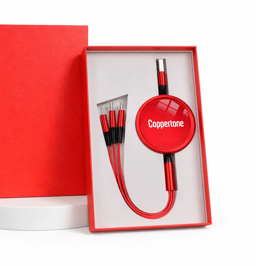 Soft Silicone 3-in-1 Charging Cables - Custom Cups Now