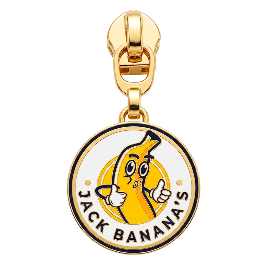 Hard Enamel Metal Zipper Pullers - Custom Cups Now