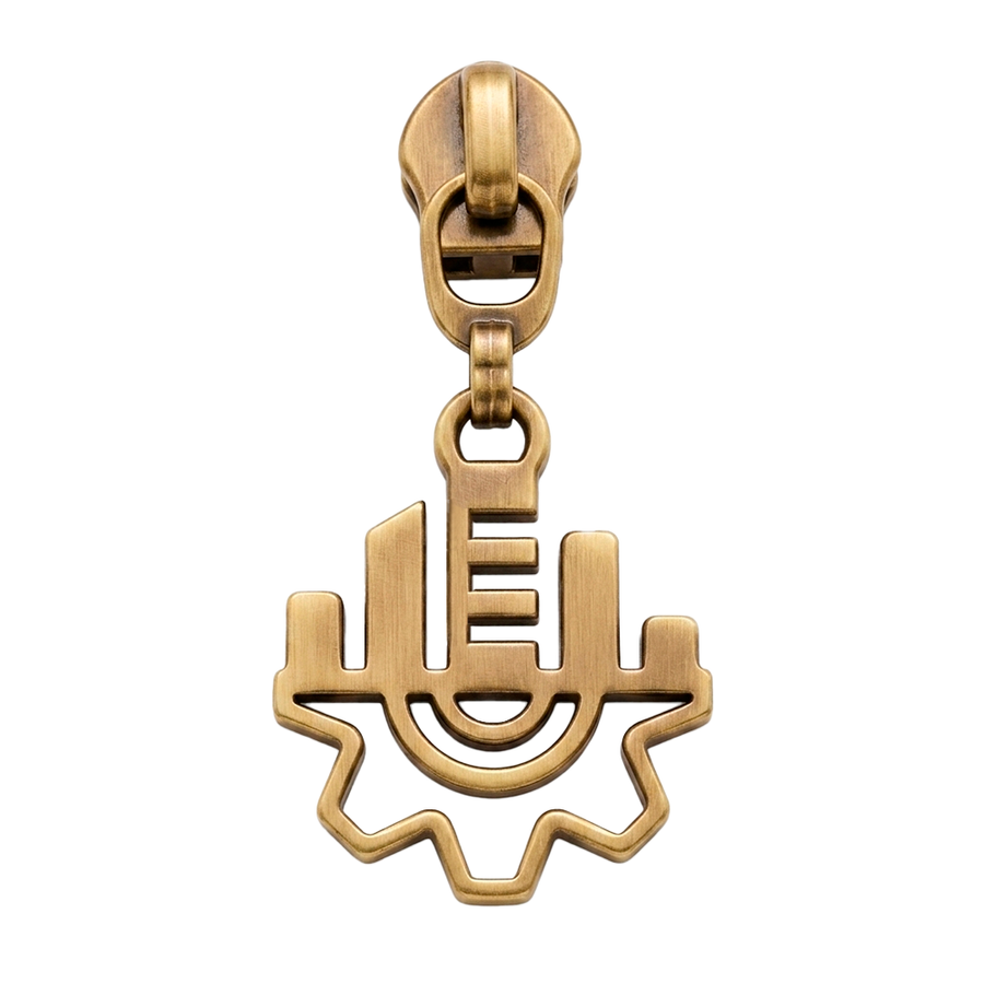 Die Struck Metal Zipper Pullers - Custom Cups Now