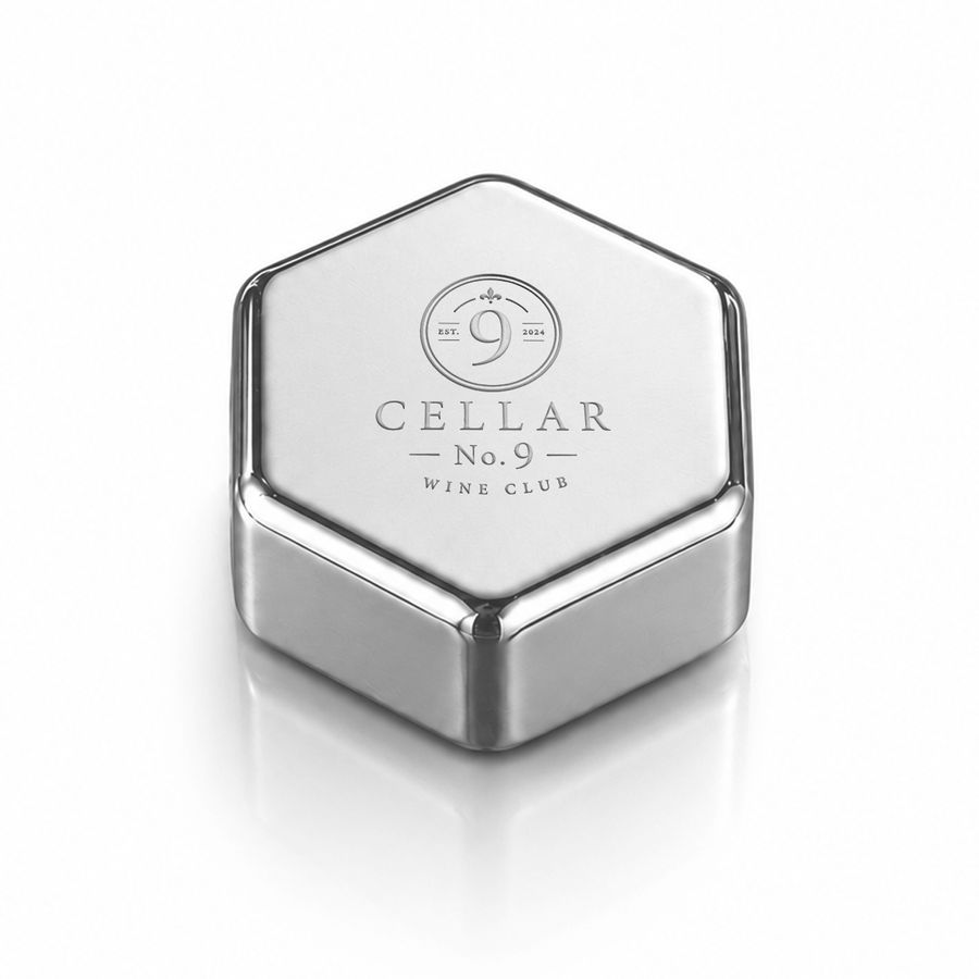 Hexagon Stainless Steel Ice Cubes - Custom Cups Now