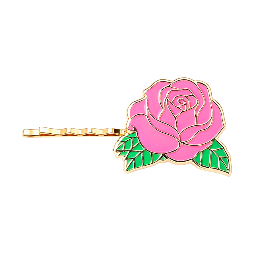 Soft Enamel Metal Hair Clips - Custom Cups Now