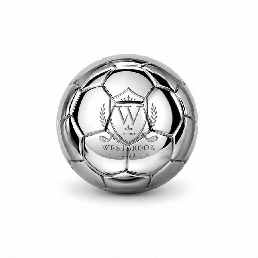 Soccer Ball Stainless Steel Ice Cubes - Custom Cups Now