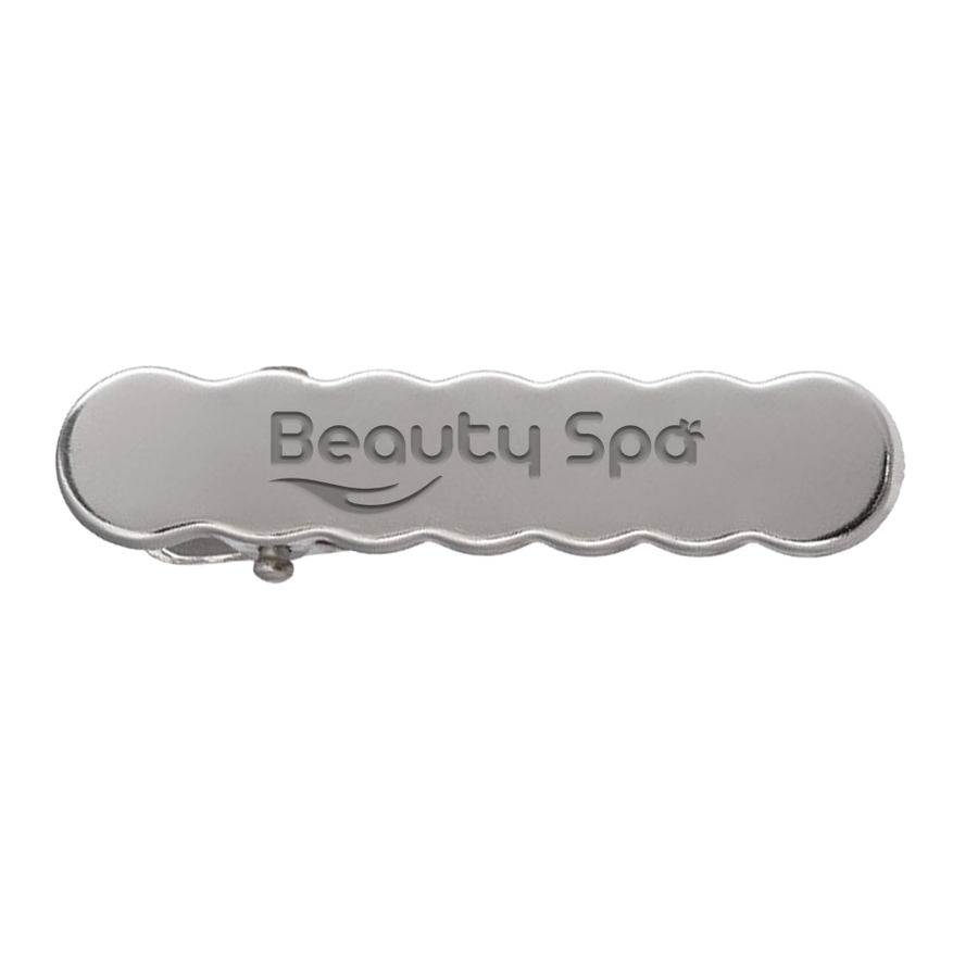 Laser Cut Metal Hair Clips - Custom Cups Now