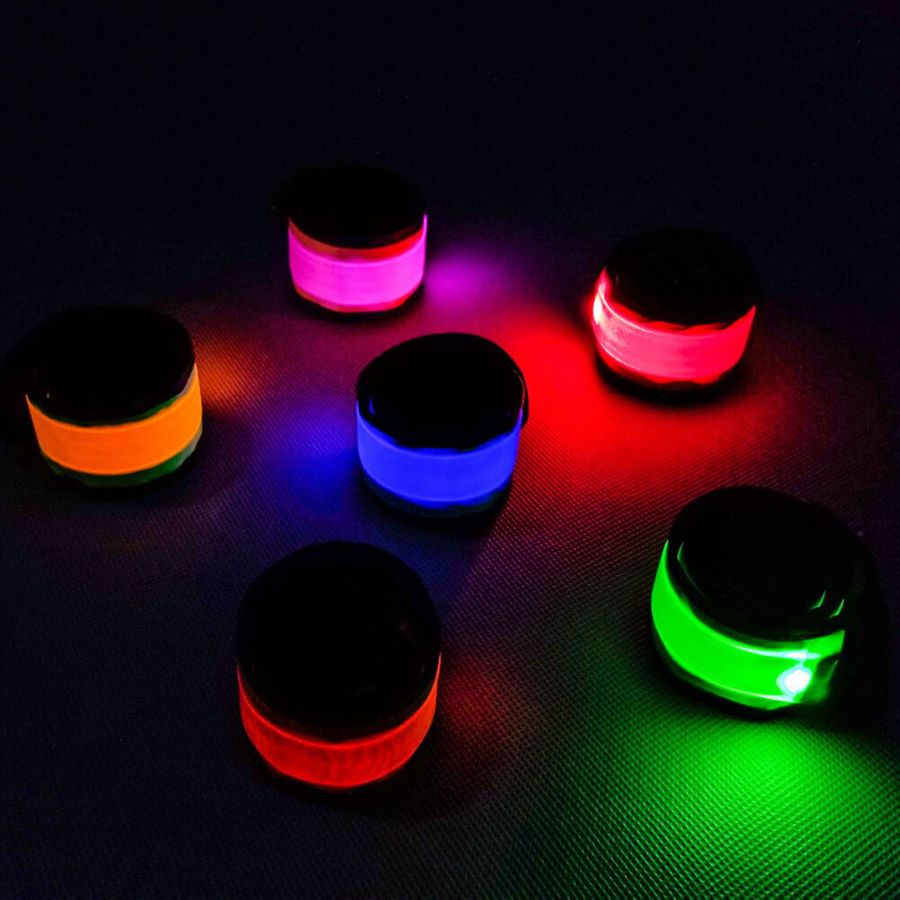 Light Up Slap Wristbands - Custom Cups Now