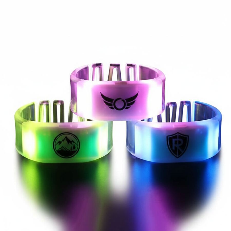 Glow Bangle Wristbands - Custom Cups Now