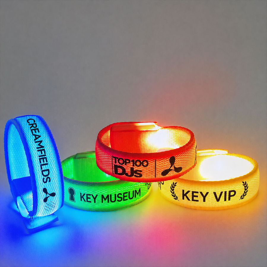 Glow Velcro Wristbands - Custom Cups Now