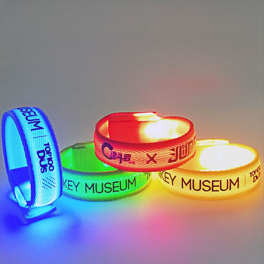 Glow Velcro Wristbands - Custom Cups Now