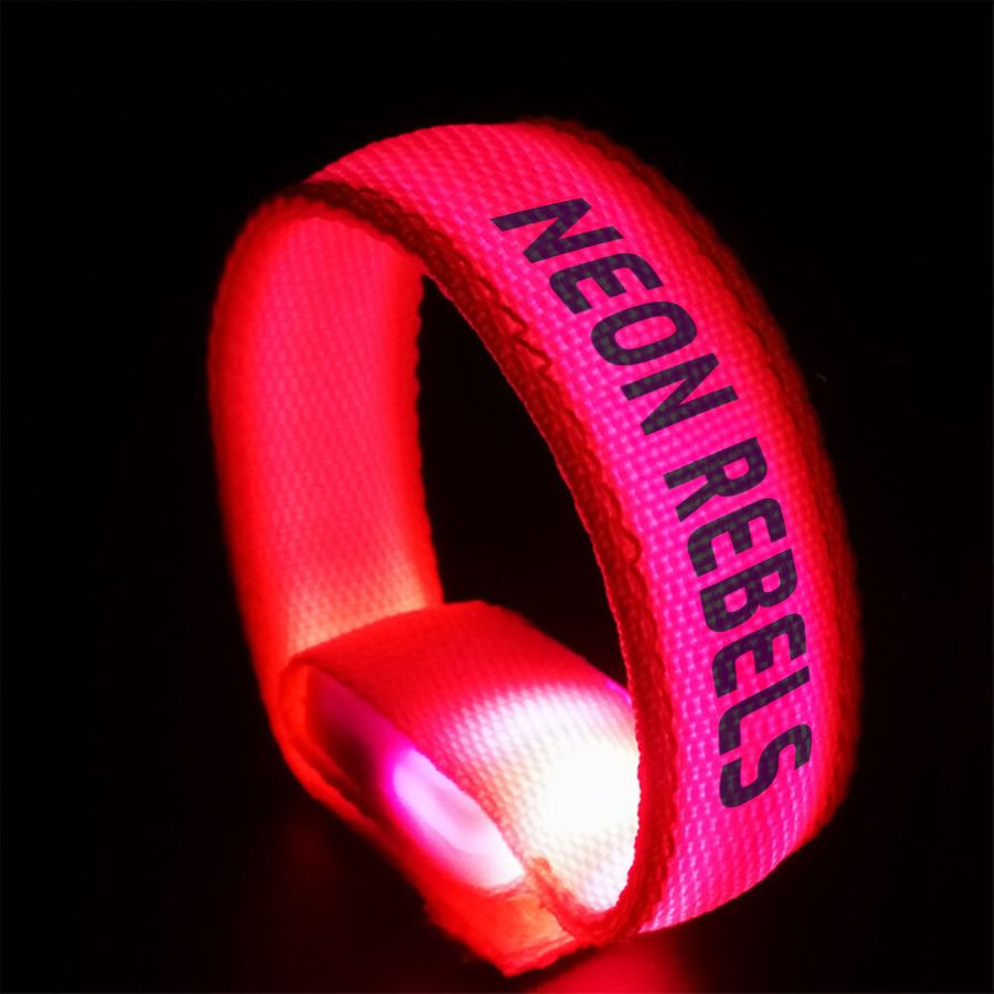 Glow Velcro Wristbands - Custom Cups Now