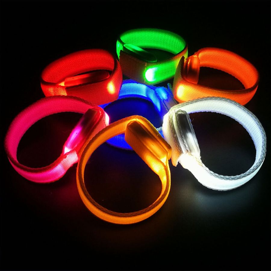 Glow Velcro Wristbands - Custom Cups Now