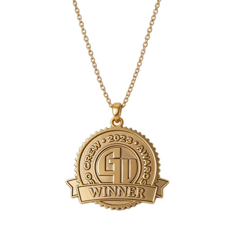 Die Struck Charm Necklaces - Custom Cups Now