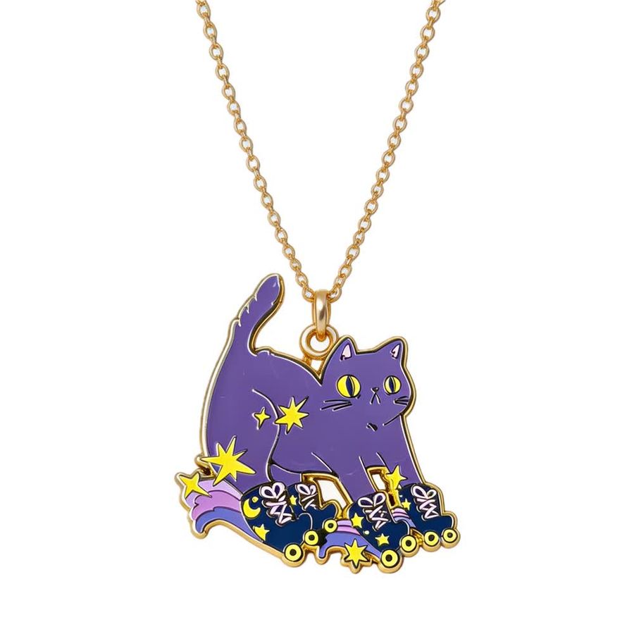 Hard Enamel Charm Necklaces - Custom Cups Now