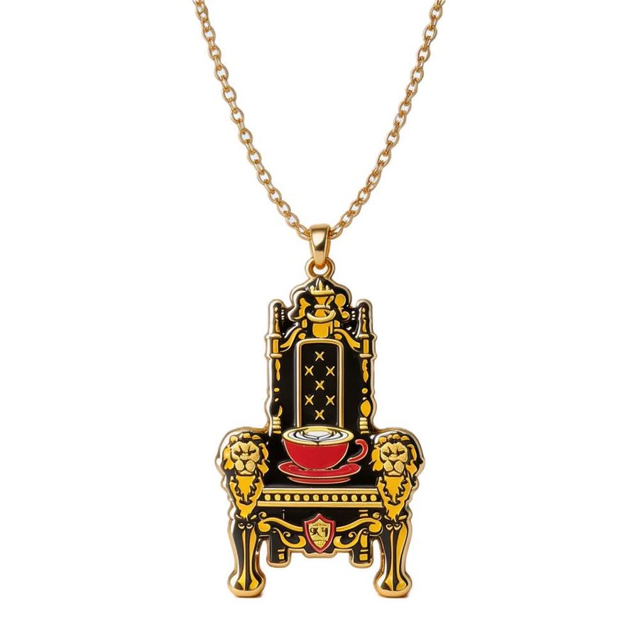 Hard Enamel Charm Necklaces - Custom Cups Now