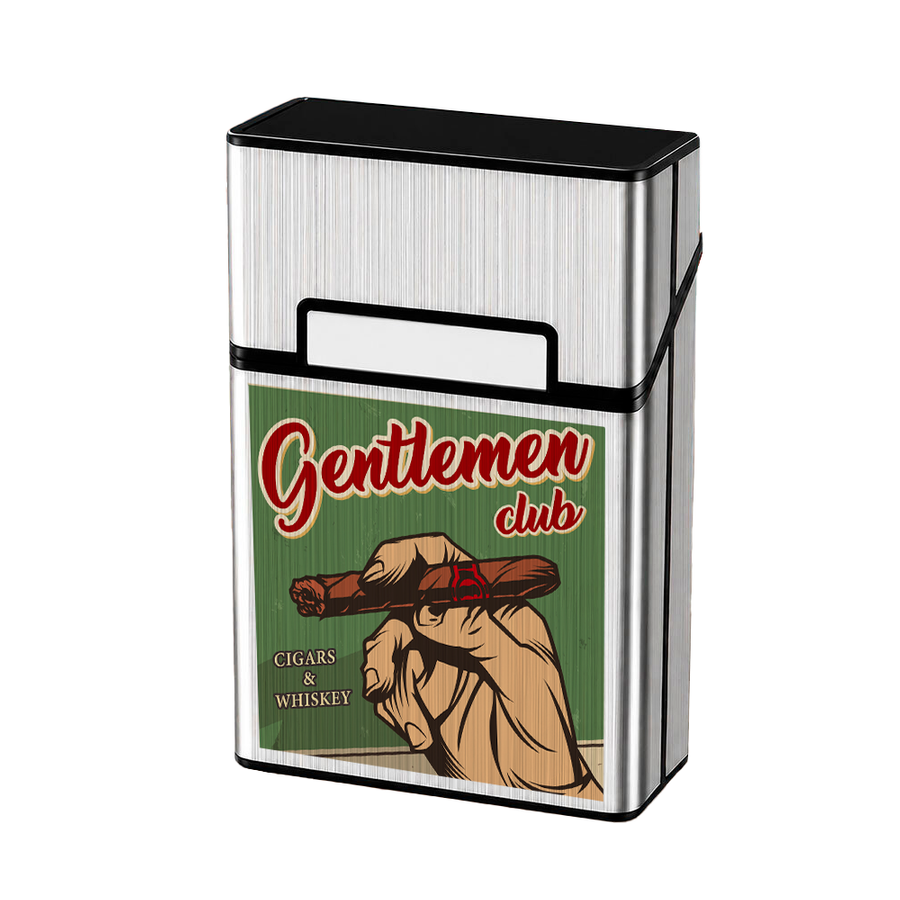 Metal Lid Cigarette Cigarette Cases - Custom Cups Now