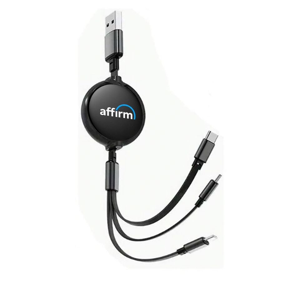Soft Silicone 3-in-1 Charging Cables - Custom Cups Now