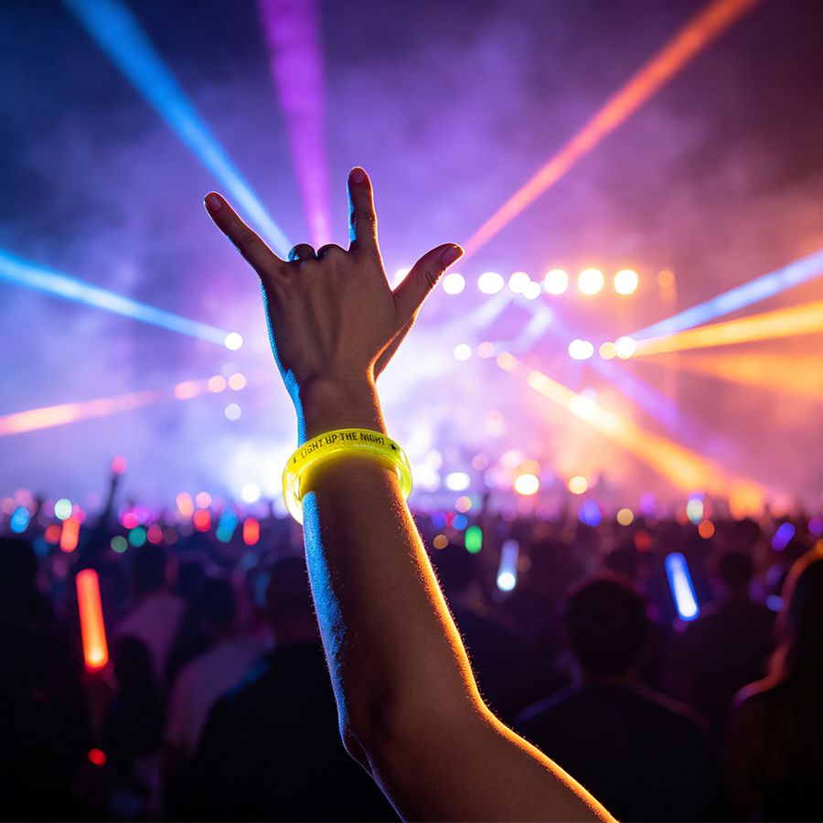 Custom Acrylic Glow Bracelets - Custom Cups Now