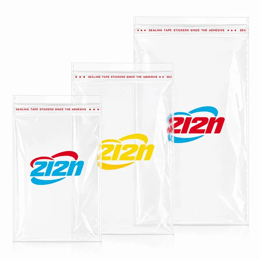 Resealable Clear Poly Bags - Custom Cups Now