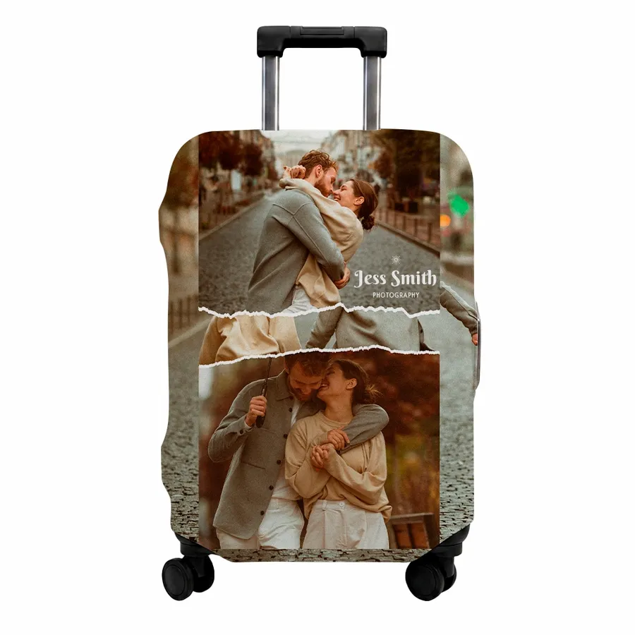 Photo Luggage Covers - Custom Cups Now