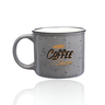 BrewMasters' Ceramic Coffee Mugs Gray
