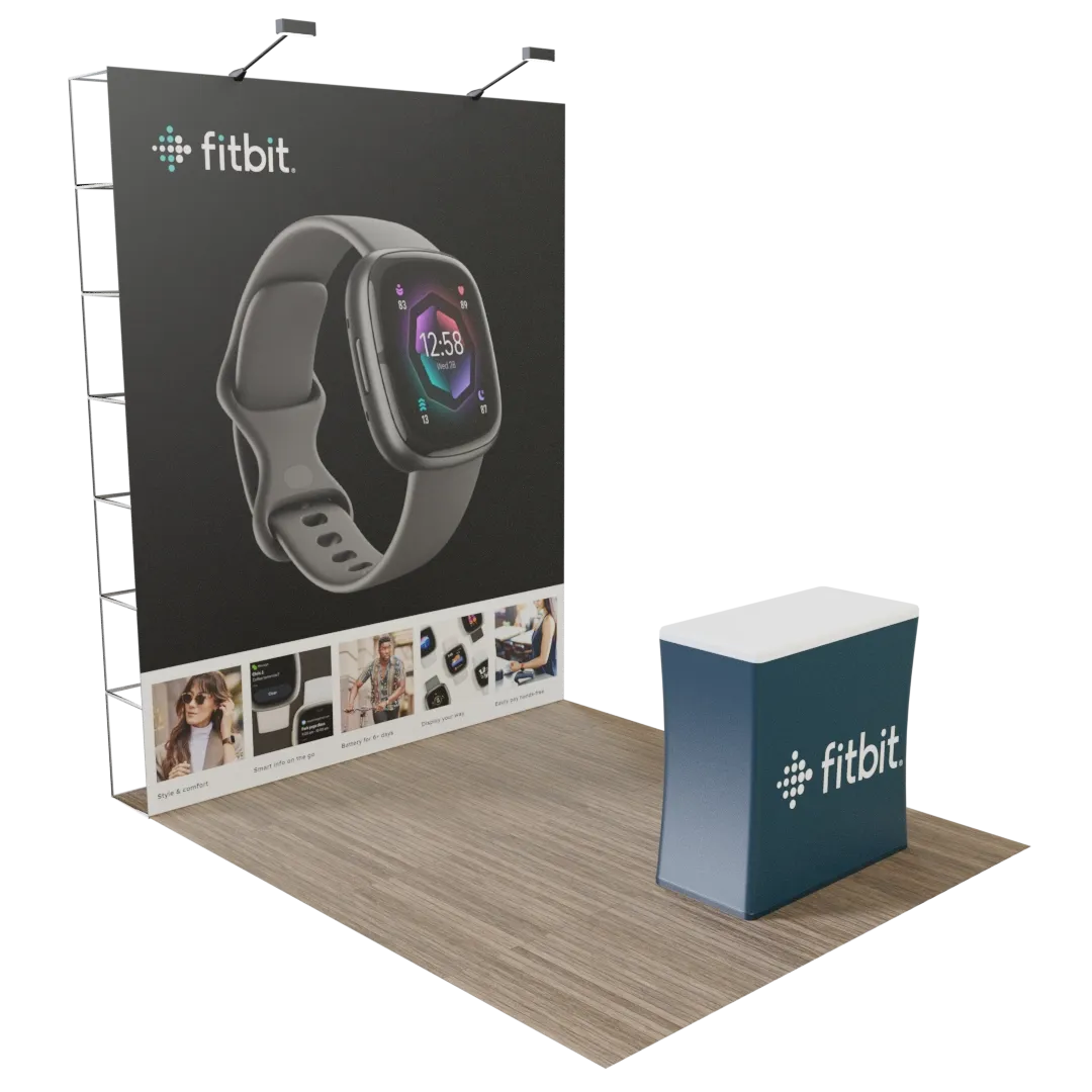 Custom Pop Up Trade Show Display 8' x 8' (ft) - Custom Cups Now